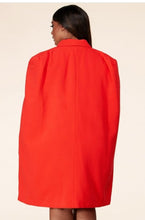 Load image into Gallery viewer, Belted cape blazer dress