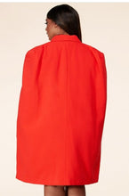 Load image into Gallery viewer, Belted cape blazer dress
