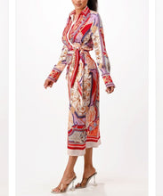 Load image into Gallery viewer, silk wrap dress
