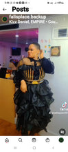 Load image into Gallery viewer, black three layered dress
