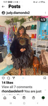Load image into Gallery viewer, black three layered dress
